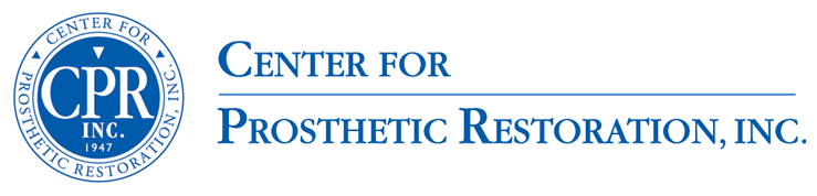 A blue and white logo for the center for aesthetic research.